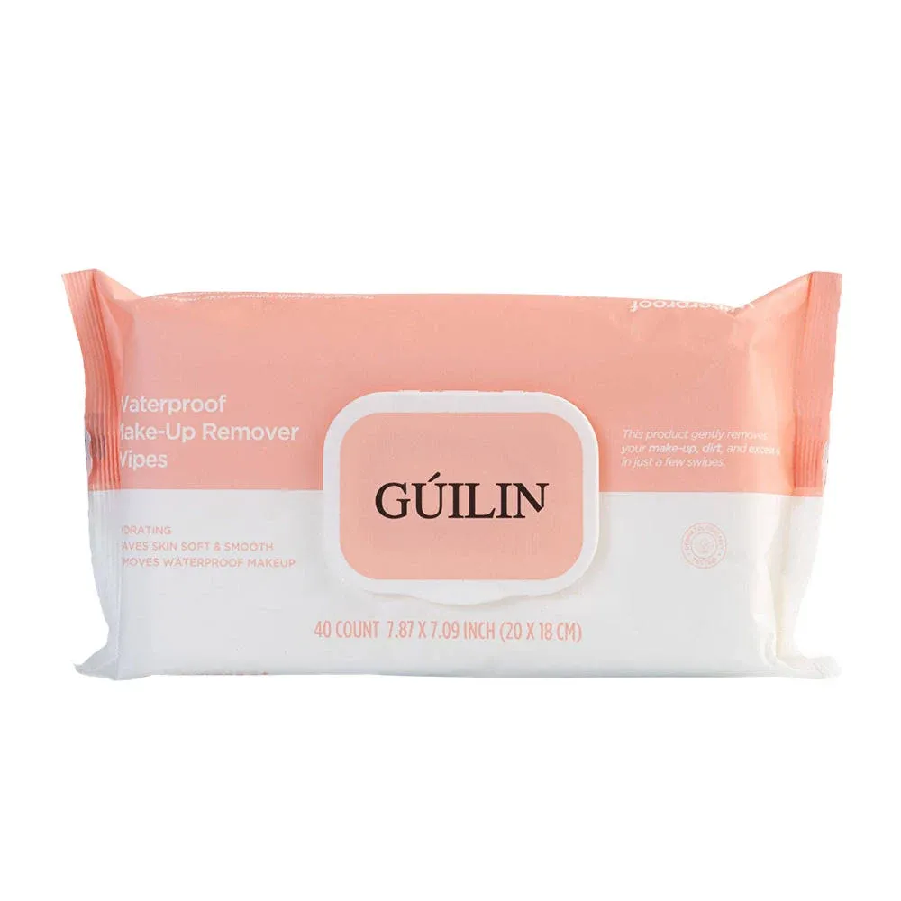 Guilin Waterproof Makeup Remover Wipes - Wholesale 24 Units (GUIWAREW)