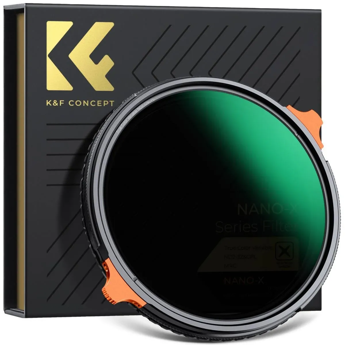 ND & CPL 2 in 1 Lens Filter, ND2-ND32 Variable Neutral Density and Polarizer for Camera Lens Series