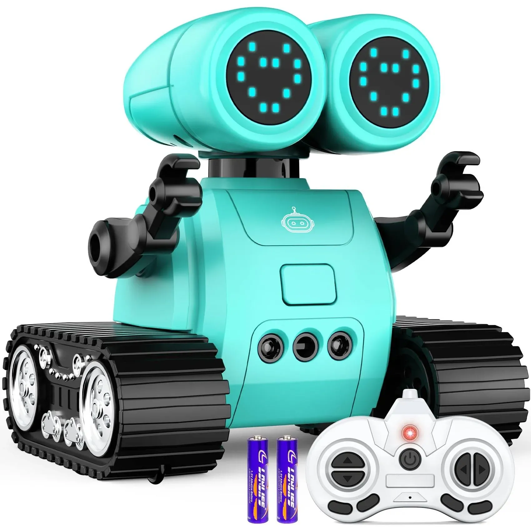 Multifunctiona<wbr/>l RC Robot with Walkie-Talkie &amp; Programming Motion - Kids Toys