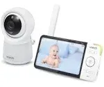 VTech RM5754HD Smart Wi-Fi 1080p Video Baby Monitor System with 5" Display, Night-Light and Remote Access