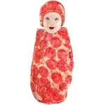 Hudson Baby Plush Food Burrito or Pizza Blanket and Cap