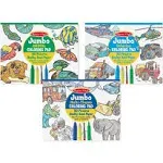 Melissa & Doug Jumbo 50-Page Kids Coloring Pads Set - Animals, Vehicles, and More