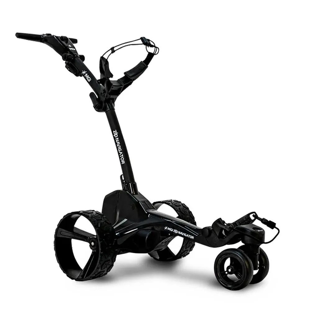 MGI Zip Navigator 1 Electric Golf Caddy, Black Matte Gloss