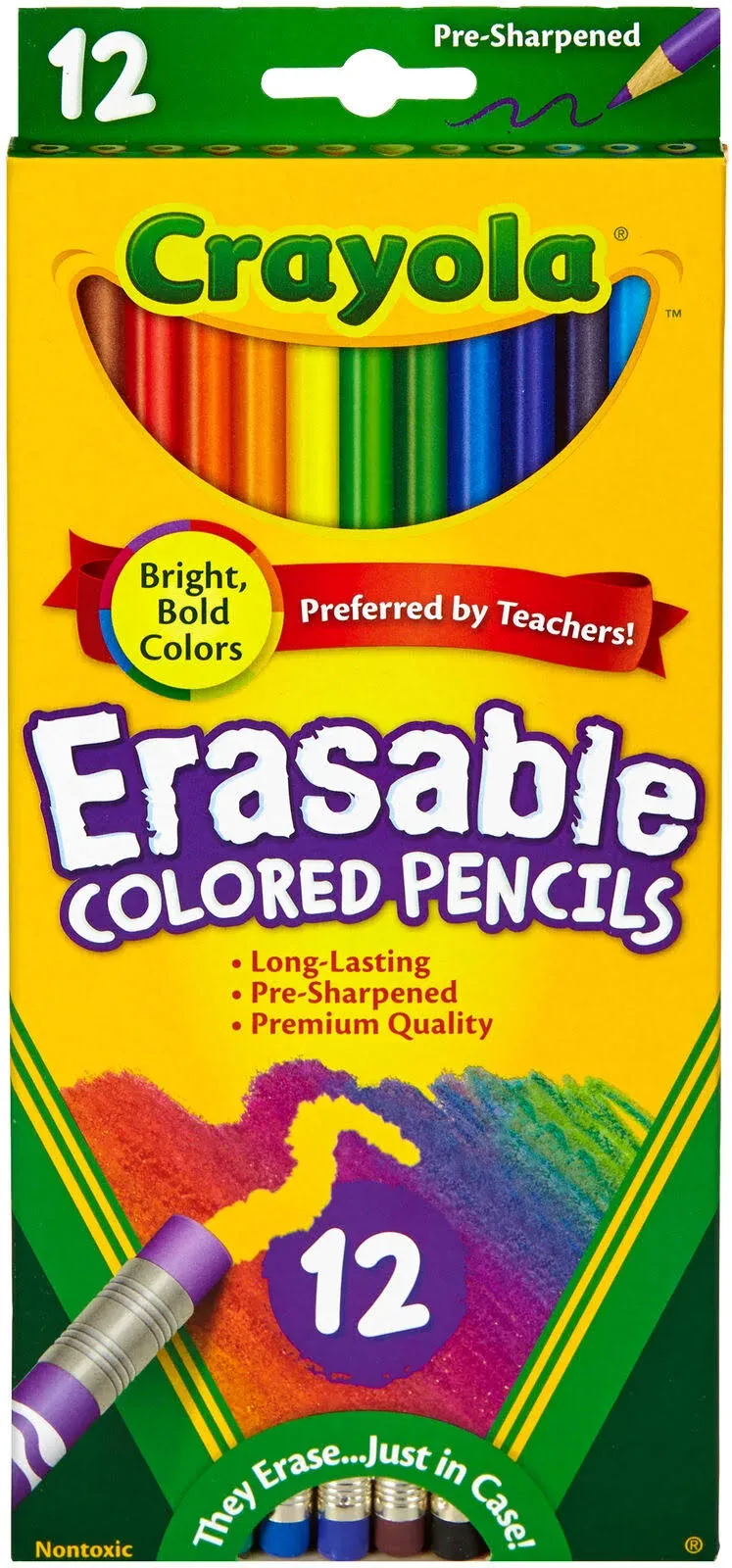 Crayola Colored Pencils Erasable