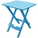 Adams Manufacturing 8500-21-3700 Plastic Quik-Fold® Side Table, Pool Blue