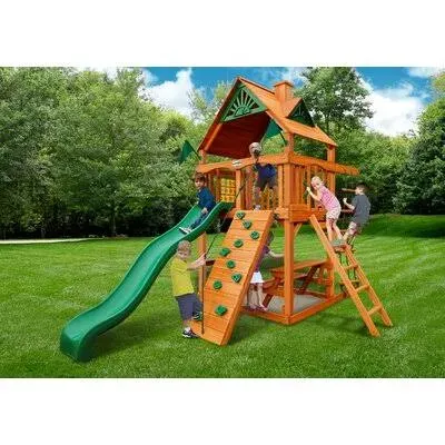 Gorilla Playsets Chateau Tower Swing Set