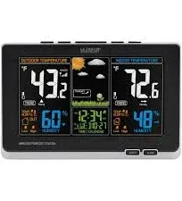 La Crosse Technology Wireless Atomic Digital Color Forecast Station with Alerts