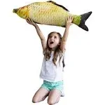 XIGUI 31 inch Giant 3D Soft Fish Cushion Carp Plush Pillow Plush Throw Pillow, Home Ddecoration Kids Pillow Gift Stuffed Animal Toy