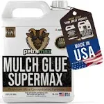 PetraMax Mulch Glue for Landscaping Concentrate, Gravel Glue and Gravel Binder Glue, Pea Gravel, Mulch and Rock Glue for Landscaping, Glue Mulch for