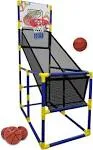 Tundras Sports ziraki Kids Basketball Hoop Arcade Game, with 4 Balls Air Pump Indoor Toy Basketball Shooting System