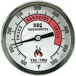 Tel-Tru BQ300 Thermometer, 3" aluminum dial, 4" stem