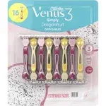 Venus Simply 3 Dragonfruit Women's Disposable Razor, 16 Ct.