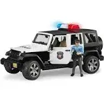 Bruder #02526 Jeep Wrangler Unlimited Rubicon with Light skinned Policeman - Ne