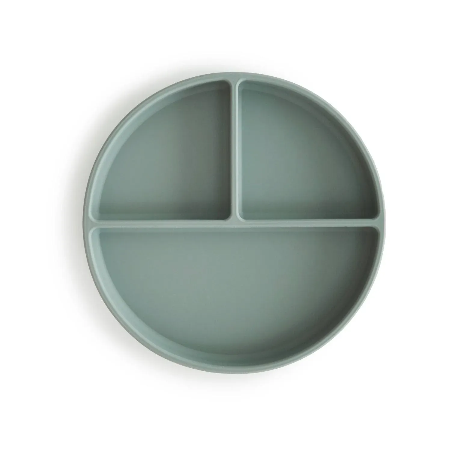 Mushie Silicone Suction Plate (Cambridge Blue)