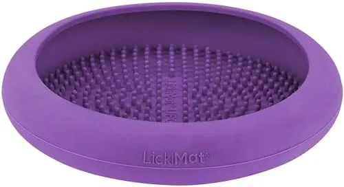 LickiMat UFO Suction Pet Feeder - Purple