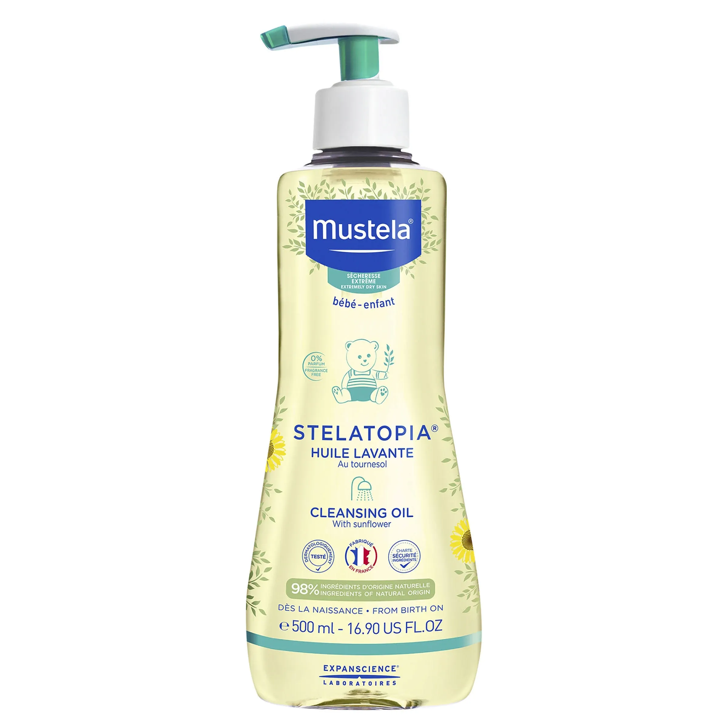 Mustela Stelatopia Cleansing Oil - 500ml