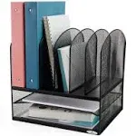 Safco Onyx Mesh Desk Organizer Sections