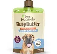 Pet Naturals BusyButter Extra Strength Calming Peanut Butter for Dogs, 6 oz.