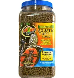 Zoo Med Natural Aquatic Turtle Food Growth Formula -Reptile [54 oz]