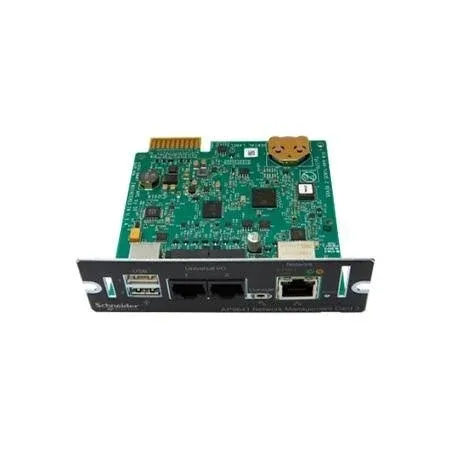 APC AP9641 UPS Management Adapter - USB, 2 Year Limited Warranty, Gigabit Ethernet, IPv6, HTTP, HTTPS, IPv4, NTP, SSHv1, TCP/IP, SSL, SSHv2, SNMPv3, SNMP v2c, SNMP v1, SMTP, Telnet