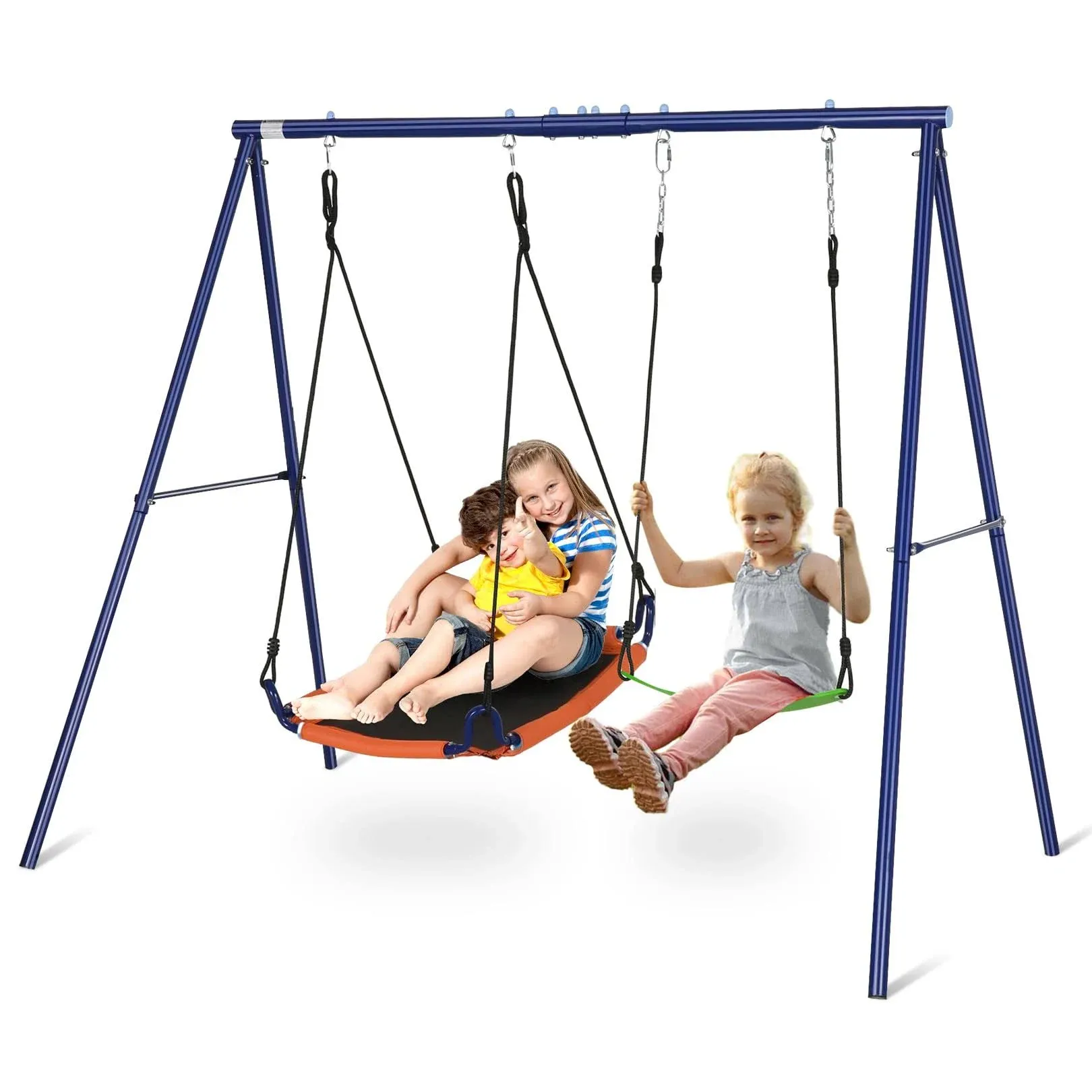 Backyard 2 Seat Outdoor Swingset for Kids