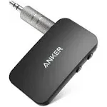 Anker Soundsync A3352 Bluetooth Receiver for Music Streaming with Bluetooth 5.0, 12-Hour Battery Life, Handsfree Calls, Dual Device Connection, for