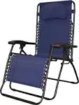 Caravan Oversized Infinity Zero Gravity Chair Blue