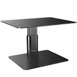 Nillkin Monitor Stand Riser for Desk, Adjustable Height Computer Monitor Stand, Ergonomic Aluminum Computer Desk Holder for iMac,MacBook, Dell, HP, Lenovo and Other Screen Display, Black