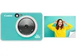 Canon - Ivy Cliq2 - Instant Camera Printer - Turquoise