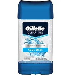 Gillette Antiperspirant Deodorant Clear Gel Cool Wave