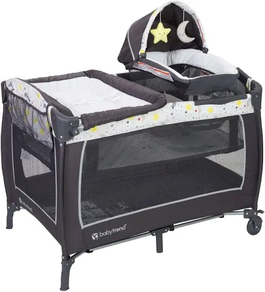 Baby Trend Lil&#039; Snooze Deluxe II Nursery Center, Twinkle Twinkle Little Moon