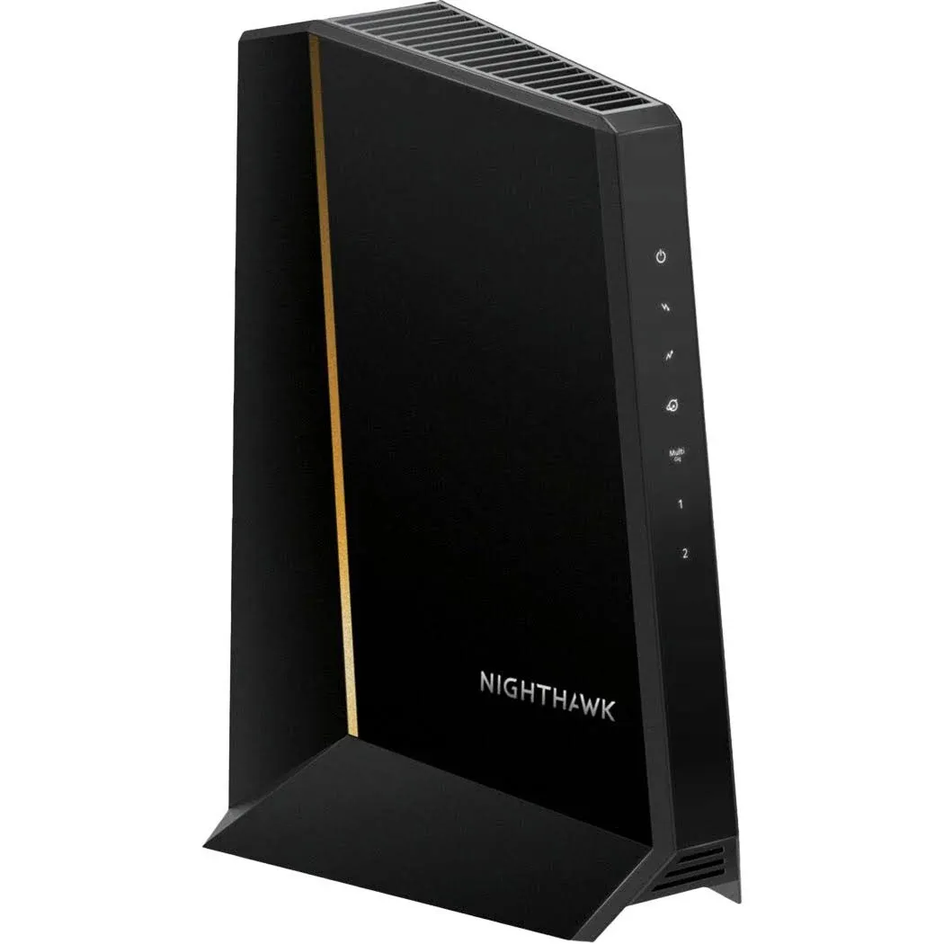 Netgear - Nighthawk Mid/High-Split Docsis 3.1 Cable Modem - Black