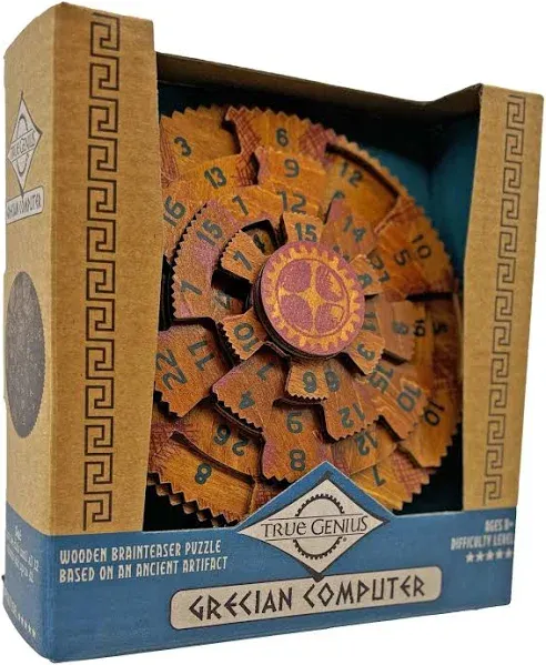 True Genius - Grecian Computer Puzzle Brain Teaser Smart Challenge Jigsaw