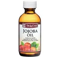 De La Cruz 100% Pure Jojoba Oil, Unrefined Cold Pressed Jojoba Oil, Moisturizer for Skin, Hair and Nails, 2 fl Oz.