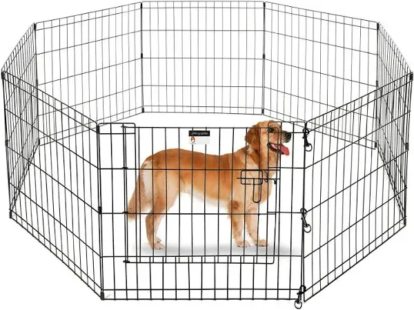 Portable Folding Pet Playpen Dog Puppy Fences Gate Home Indoor Outdoor Fence New