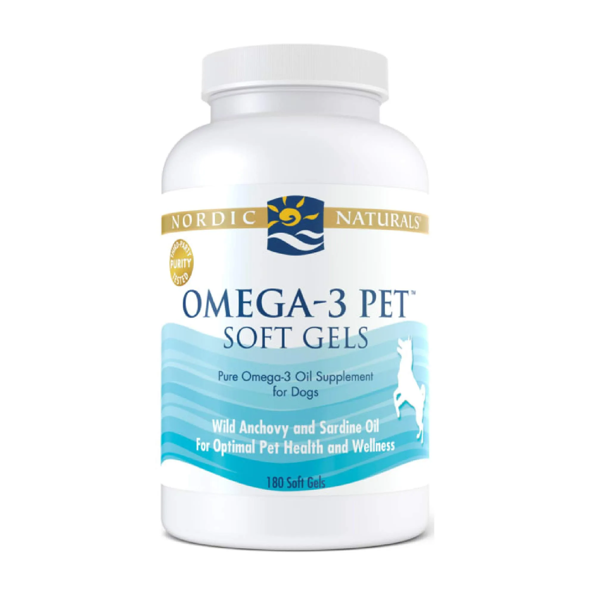 Nordic Naturals Omega-3 Pet, Unflavored - 120 Soft Gels - 330 mg Omega-3 Per Sof