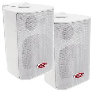 Boss Audio MR4.3W 4" 3-Way Marine Box Speakers