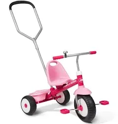 Radio Flyer Deluxe Steer & Stroll Kids Tricycle