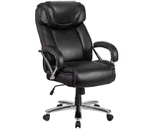 Flash Hercules Office Chair w/Extra Wide Seat, Brown - GO-2092M-1-BN-<wbr/>GG