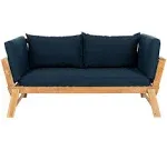 Safavieh Tandra Modern Contemporary Daybed - Natural/Navy