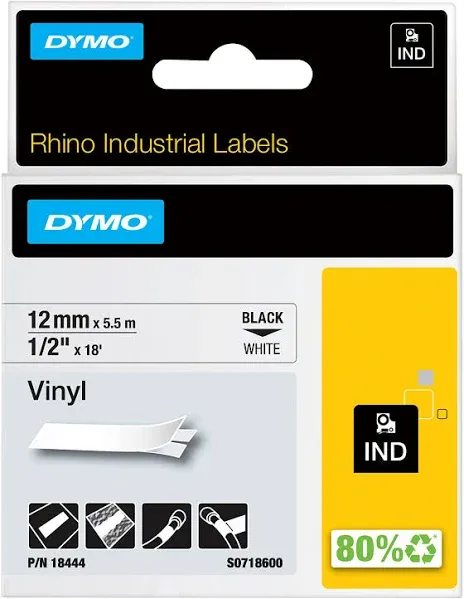 Dymo Rhino Vinyl Tape 18444