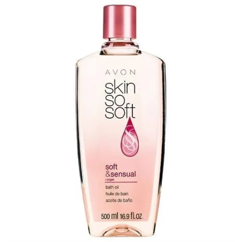 Avon Skin So Soft, Soft & Sensual Bath Oil, 16.9 oz