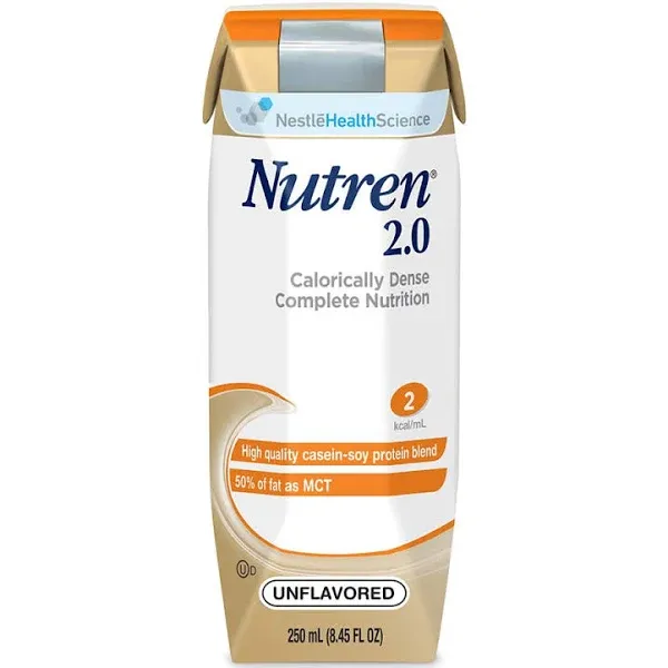 Nutren 2.0 Complete Liquid Nutrition Unflavored 8 oz. Can