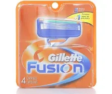 GILLETTE FUSION BLADES 4 PACK OF POWER PROGLIDE OR PROSHIELD  UK STOCK