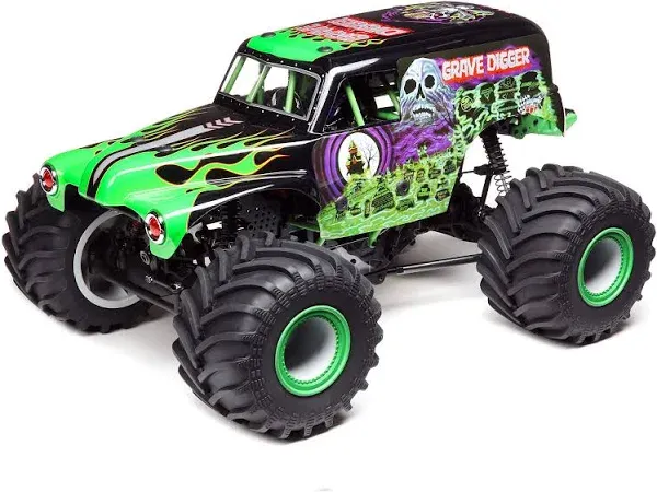 Losi LMT 4WD Solid Axle Monster Truck RTR, Grave Digger LOS04021T1