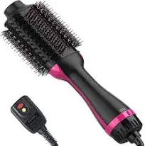 4-in-1 Styling Brush Hair Dryer Straightener