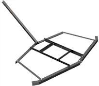 VEVOR Driveway Drag, 76" Width Tow Behind Q235 Steel Grader with Adjustable Bars, Support up to 50 lbs, for ATVs, UTVs, Garden Lawn Tractors, Black