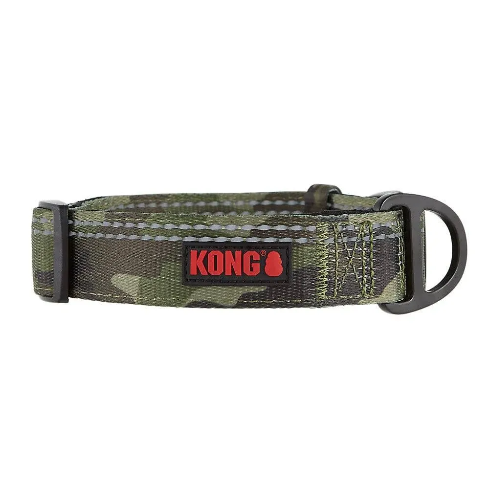 KONG Chew Resistant Dog Collar, Medium, Camo