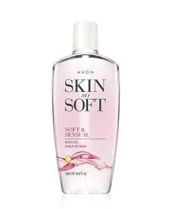 Avon Skin So Soft Soft &amp; Sensual Bath Oil 16.9 oz *DENTED BOTTLE-READ*