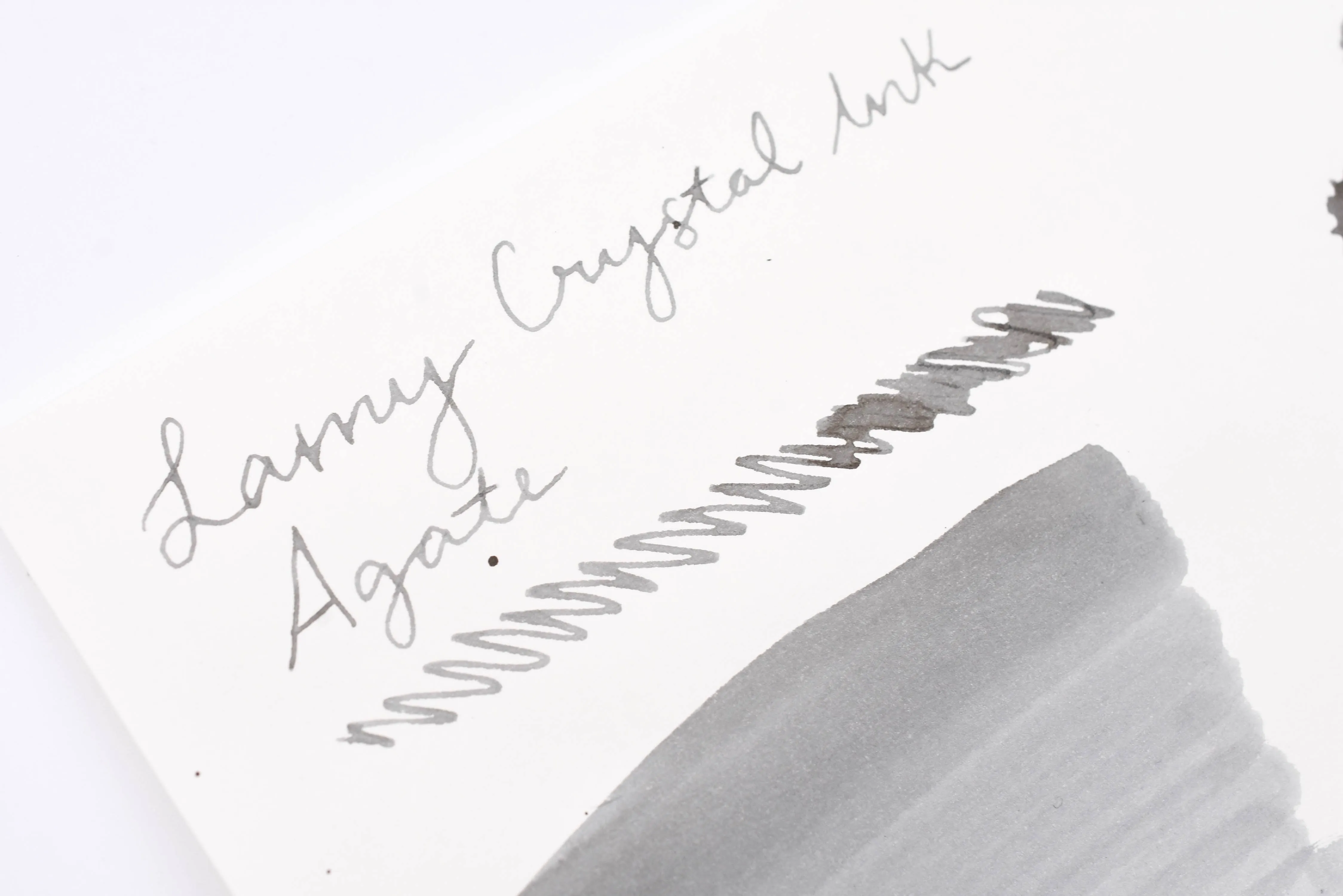 Lamy Ink Bottle - Saturated Dye Based Wide Neck Glass, Agate Crystal | LT53AGA